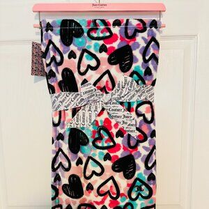 Juicy Couture Hearts Throw / Valentine's NWT
